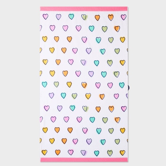 Roller Rabbit Other - Roller Rabbit Target Disco Hearts Beach Towel NWT
